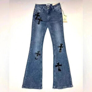 Austin Landing Mid Rise Flare Jean Size- 1